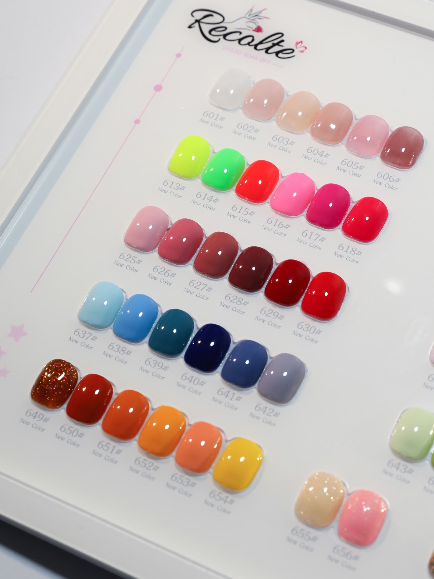 60 pc gel polish kit 8ml (with top coat ,base coate, matte coat , free)