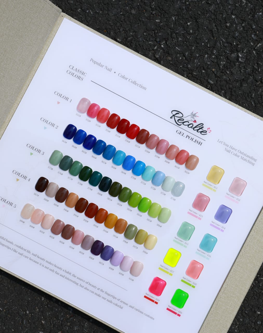 208 colour set 15ml gel polish